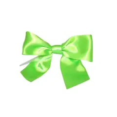 JAM Paper 4" Satin Twist Tie Bows, 50ct. Citrus