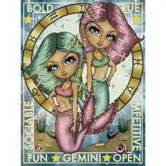 Diamond Dotz&reg; Intermediate Gemini Diamond Painting Kit