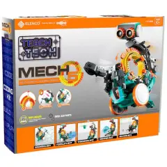 Elenco&reg; Teach Tech&trade; Mech-5 Programable Mechanical Robot Coding Kit