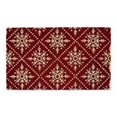 DII&reg; Snowflake Lattice Doormat