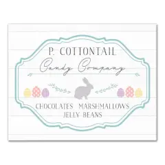 P Cottontail Candy Co 14" x 11' Canvas Wall Art