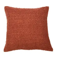 Hello Honey&reg; 20'' Red Square Boucle Cotton Pillow Cover