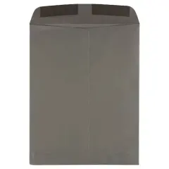JAM Paper 10" x 13" Dark Gray Open End Catalog Envelopes with Gum Closure, 25ct.