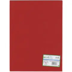 Kunin 9" x 12" Eco-Fi Plus Premium Felt Sheet, 12 Sheets Red
