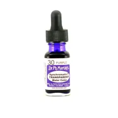 Dr. Ph. Martin's&reg; Synchromatic Transparent Watercolor, 0.5oz. 30 Purple