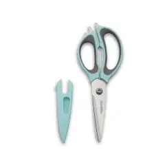 Farberware 4-in-1 Kitchen Shears Aqua/Gray