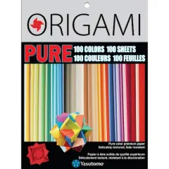 Yasutomo&reg; Assorted Colors PURE Color Origami Paper