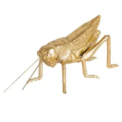 Hello Honey&reg; 5.5" Gold Gilded Garden Grasshopper D&eacute;cor