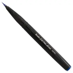 Pentel&reg; Sign Pen&reg; Micro Brush Tip Pen Blue