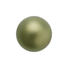 Preciosa Maxima 6mm Glass Nacre Pearls, 40ct. Dark Green