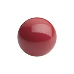 Preciosa Maxima Gemcolor Pearl Beads, 12mm Cranberry