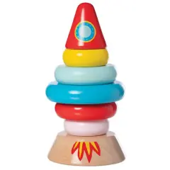 Manhattan Toy&reg; Magnet Wood Stacker Rocket Set