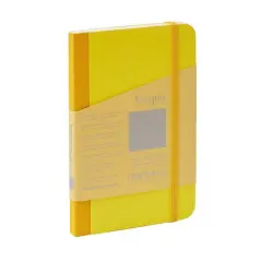 Fabriano&reg; Ecoqua Plus Dotted Fabric-Bound Notebook Yellow