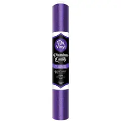 PA Vinyl Glitter Texture Iron On Stretch Vinyl Purple