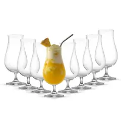 JoyJolt&reg; Terran Premium Hurricane Cocktail Glasses, 8ct.