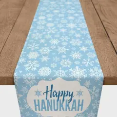 Happy Hanukkah 16x90 Cotton Twill Runner