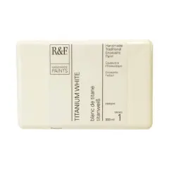 R&F&reg; Titanium White Encaustic Paint Cake, 333mL