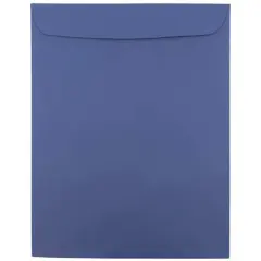JAM Paper 10" x 13" Open End Envelopes, 25ct. Presidential Blue