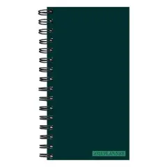 TF Publishing 2025 Deep Jade Small Weekly Monthly Spiral Planner