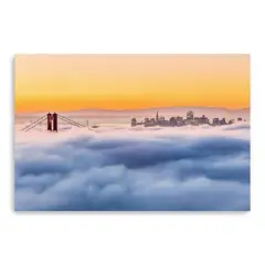 Lumaprints Morning Fog Gicl&eacute;e Canvas
