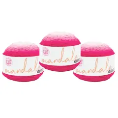 3 Pack Lion Brand&reg; Mandala&reg; Gradient Yarn Hot Pink