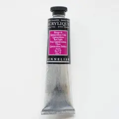 Sennelier Extra Fine Artists' Acrylic Paint, 60mL 672 Quinacridone Red Light