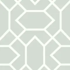 RoomMates Modern Geometric Peel & Stick Wallpaper Light Gray