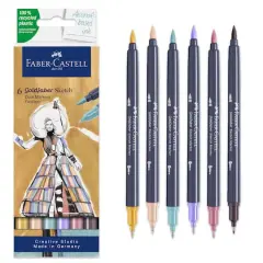 Faber-Castell&reg; Goldfaber Sketch Fashion Dual Tip Alcohol Markers