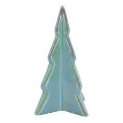 7.25" Iridescent Ceramic Tree Tabletop D&eacute;cor by Ashland&reg; Blue