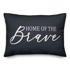 Home of The Brave Throw Pillow