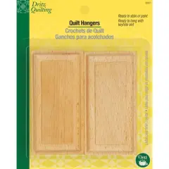 Dritz&reg; Wood Quilt Hangers, 2ct.