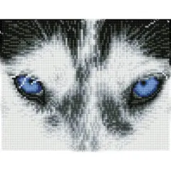Diamond Dotz&reg; Intermediate Mystic Husky Pre-Framed Diamond Painting Kit