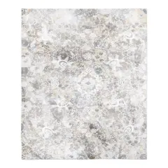 Faded Ornate Sherpa Fleece Blanket