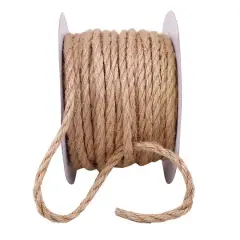Reliant 1/4" x 25yd. Jute Ribbon Brown
