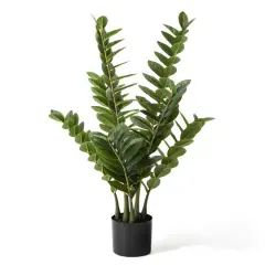 Glitzhome&reg; 2.75ft. Faux Money Tree in Pot