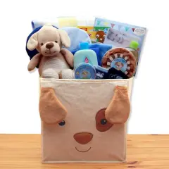 Puppy Tails New Baby Gift Basket