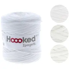 Hoooked Zpagetti Yarn Lily White