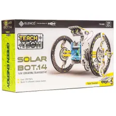 Elenco&reg; Teach Tech&trade; SolarBot.14 Transforming Solar Robot STEM Learning Kit