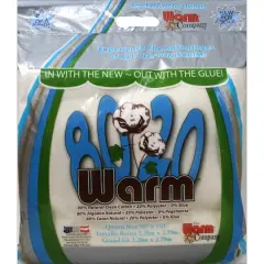 Warm&trade; 80/20 Cotton Batting & Scrim, 90" x 110"
