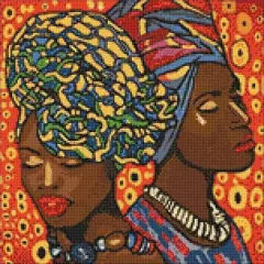 Wizardi African Fashion Diamond Painting Kit