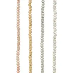 Multicolor Metal Rondelle Beads, 3mm by Bead Landing&trade;