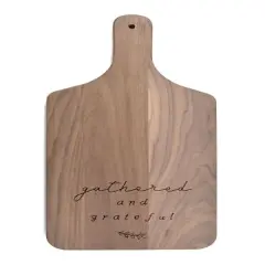 Gathered and Grateful 8" x 17" Walnut Paddle Cutting Board