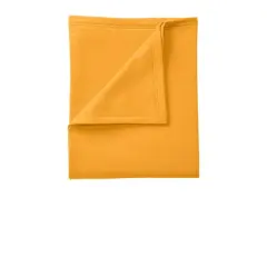 Port & Company&reg; Core Fleece Sweatshirt Blanket Gold