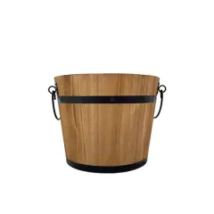 8" Natural Wood & Metal Bucket by Ashland&reg;