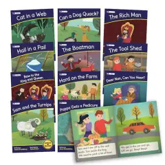 Junior Learning&reg; Letters & Sounds Phase 3 Set 2 Fiction Educational Learning Set