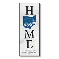 Blessed Ohio Home Wall Plaque