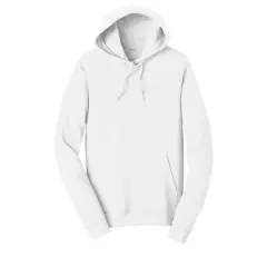 Port & Company&reg; Fan Favorite&trade; Fleece Pullover Hooded Sweatshirt White
