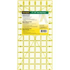 Omnigrid&reg; Folding Rectangle Quilting Ruler, 6" x 24"