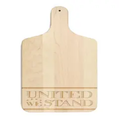 17" United We Stand Maple Paddle Cutting Board