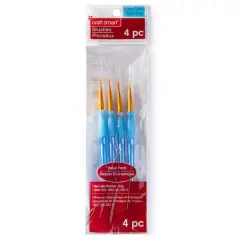 Golden Taklon Detail Brush Set By Craft Smart&reg;, 4 Pack
